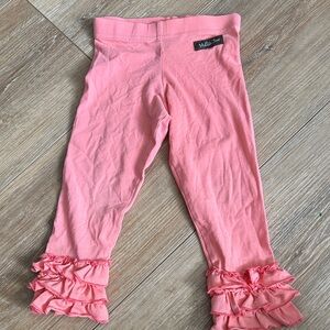 Matilda Jane Coral Ruffle Leggings